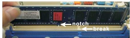 ASROCK H61DEL,  H61M-DG3/USB3,  H61M-DGS,  H61M-GE,  H61M-GS,  H61M-PS4,  H61M-S,  H61M-VG3 - Installing a DIMM - 5