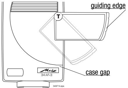 METZ MECABLITZ 34 AF-3 N - Mounting and removing the attachments - 1