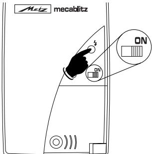 METZ MECABLITZ 34 AF-3 N - Handauslösetaste - 1