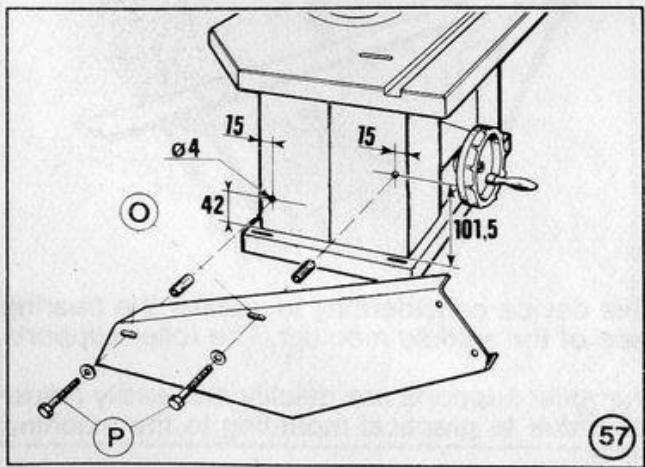 KITY TOUPIE 626 - Le chariot à tenonner se compose de (fig. 56) - 1
