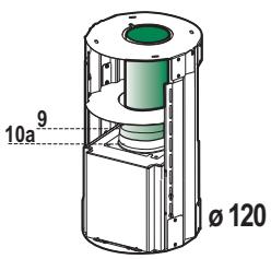 ROBLIN CYLINDRE2 / 5029002, CYLINDRE2 / 5029002 - Branchement avec un tube de 120 - 2