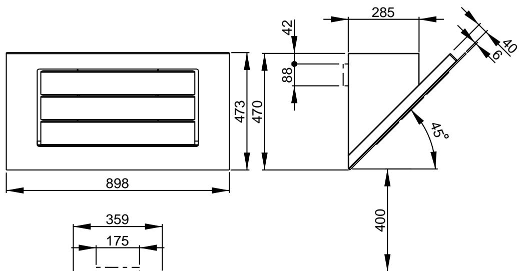 ROBLIN VIZIO VERRE MURALE - VIZIO SMC - 5