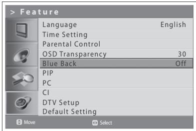 HUMAX LGB-32DST - Adjusting Blue Back - 1