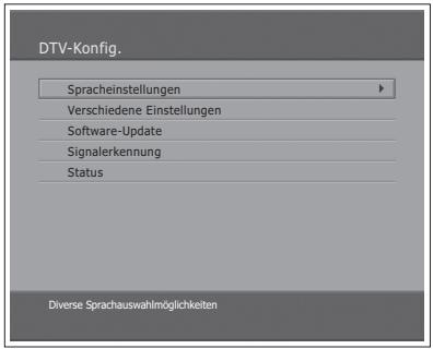 HUMAX LGB-32DST - Spracheinstellung - 1