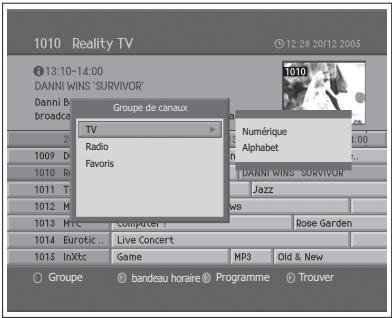 HUMAX LGB-32DST - Affichage du guide électronique des programmes (GEP) - 4