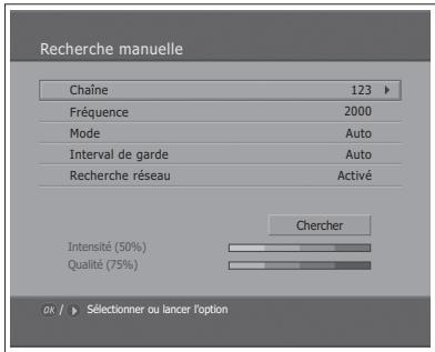 HUMAX LGB-32DST - Recherche manuelle des canaux numériques - 2