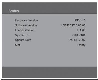 HUMAX LGB-32DST - Status - 1