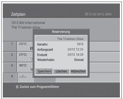 HUMAX LGB-32DST - BearbeiteneinerReservierung - 2