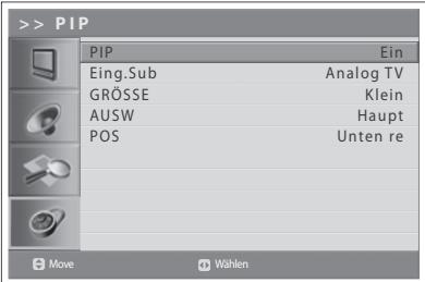HUMAX LGB-32DST - PIP-Einstellungen (Picture-in-Picture, Bild im Bild) - 2