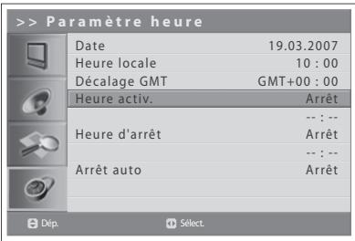 HUMAX LGB-32DST - Réglage de l'heure - 1