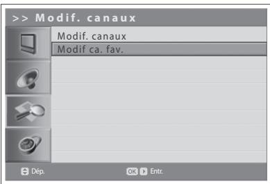 HUMAX LGB-32DST - Modification de canaux numériques favoris - 2