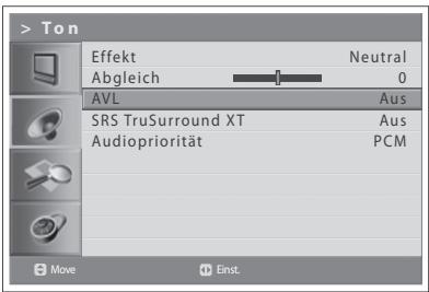 HUMAX LGB-32DST - Automatisches Regeln der Lautstärke - 1
