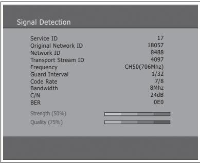 HUMAX LGB-32DST - Signal Detection - 2