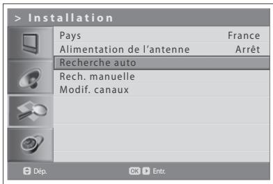HUMAX LGB-32DST - Recherche automatique des canaux analogiques - 1