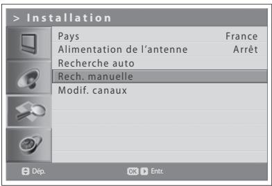 HUMAX LGB-32DST - Recherche manuelle des canaux numériques - 1