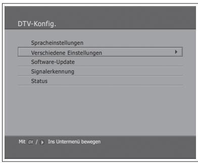 HUMAX LGB-32DST - Verschiedene Einstellungen - 1