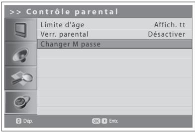 HUMAX LGB-32DST - Configuration du verrouillage parental - 1