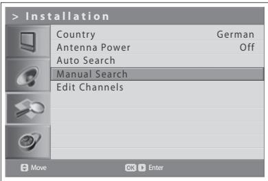 HUMAX LGB-32DST - Scanning Digital Channels Manually - (for other countries) - 1