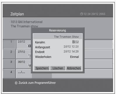 HUMAX LGB-32DST - BearbeiteneinerReservierung - 1