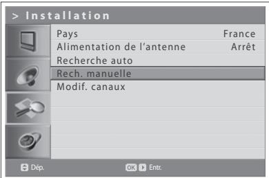 HUMAX LGB-32DST - Recherche manuelle des canaux analogiques - 1