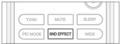 HUMAX LGB-32DST - Configuration de l'effet sonore - 3
