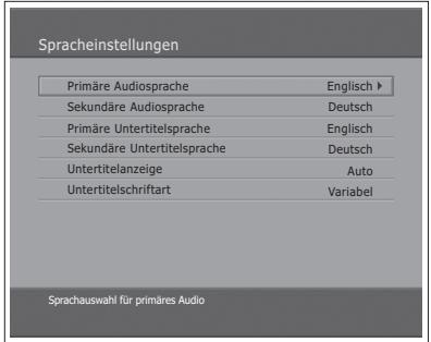 HUMAX LGB-32DST - Spracheinstellung - 3