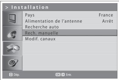 HUMAX LGB-32DST - Recherche manuelle des canaux numériques - 1