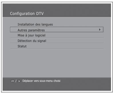 HUMAX LGB-32DST - Réglages divers - 1