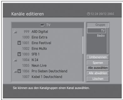 HUMAX LGB-32DST - BearbeitenvonDigitalkanälen - 3
