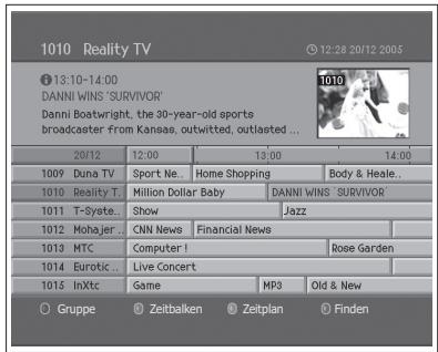 HUMAX LGB-32DST - Anzeigen des Elektronischen Programmführers (EPG) - 2