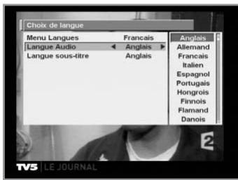 HUMAX PVR-8000 - Menu Langues - 1