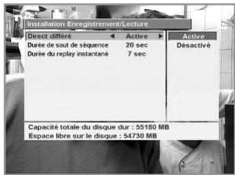 HUMAX PVR-8000 - Lorsque le paramètre Configuration Antenne est défini sur Single (simple) - 1