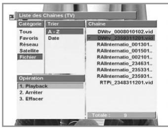 HUMAX PVR-8000 - Utilisation du mode simplifié: - 1