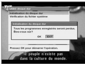 HUMAX PVR-8000 - Utilité disque dur - 1