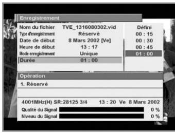 HUMAX PVR-8000 - Durée - 1