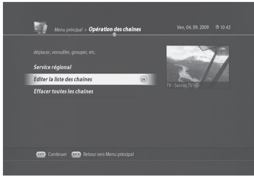 HUMAX TN5050HDR - Liste des chaînes - 1