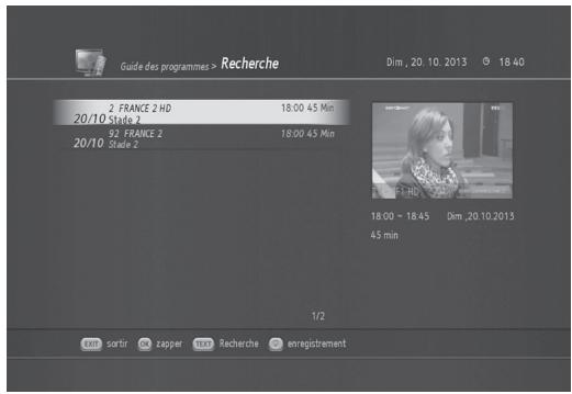 HUMAX TN8000 HD - Guide des programmes - 1