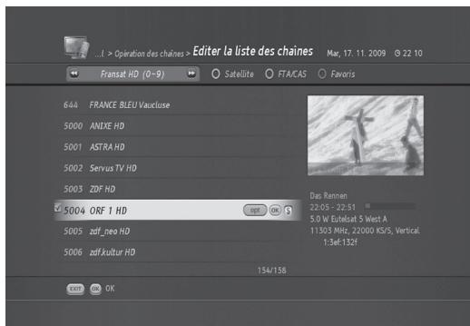 HUMAX TN8000 HD - Editor la chaine - 2