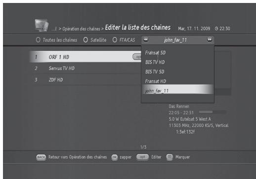 HUMAX TN8000 HD - Editor la chaine - 1