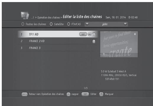 HUMAX TN8000 HD - List des chaînes - 3