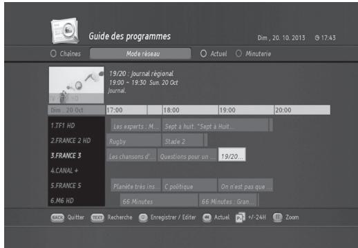 HUMAX TN8000 HD - Guide des programmes - 1