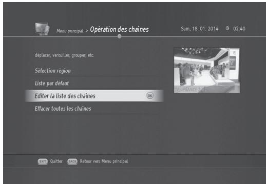 HUMAX TN8000 HD - List des chaînes - 1