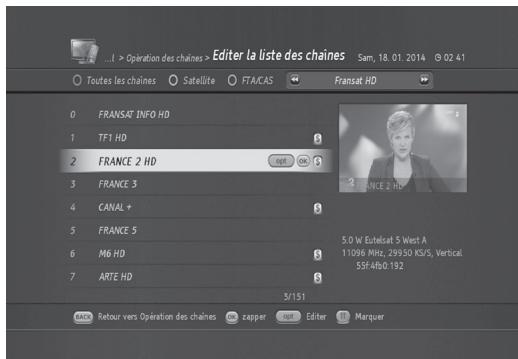 HUMAX TN8000 HD - List des chaînes - 3
