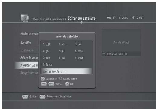 HUMAX TN8000 HD - Ajout de nouveaux satellites - 1