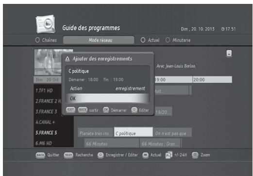 HUMAX TN8000 HD - Option d'enregistrement - 3