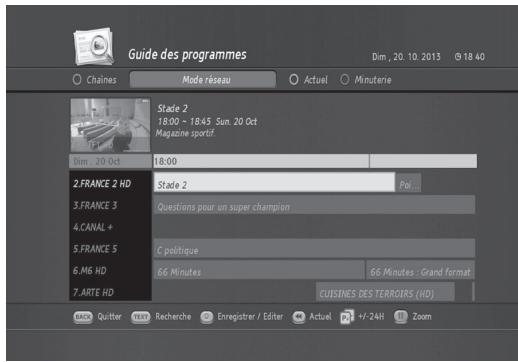 HUMAX TN8000 HD - Fonction de recherche des informations de programmation - 1