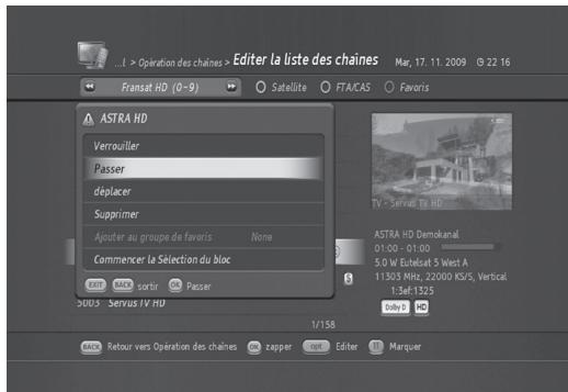 HUMAX TN8000 HD - Ignorer des chaînes - 1