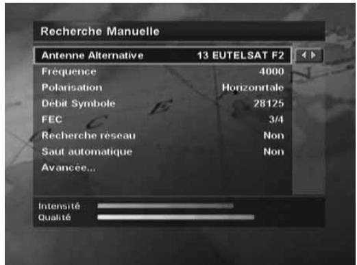 HUMAX VA-ACEPLUS - Recherche manuelle - 1