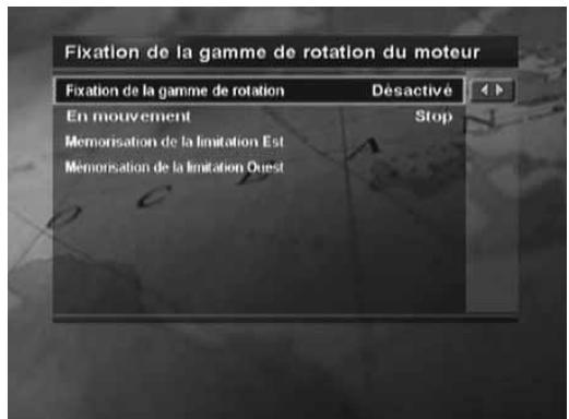 HUMAX VA-ACEPLUS - Fixation de la gamme de rotation du moteur - 1