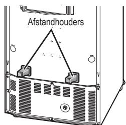 PANASONIC NR-B32FX2-XE & NR-B32FX2 - Hetplaatsen van de afstandhoulders - 5